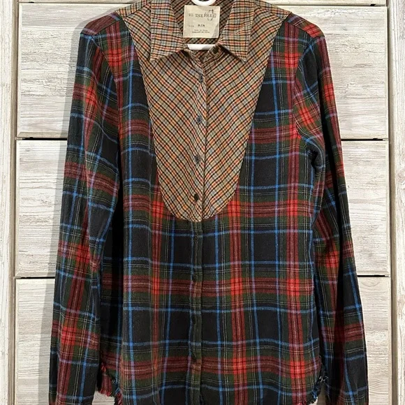 We The Free Plaid Button-Up - Picture 2 of 7